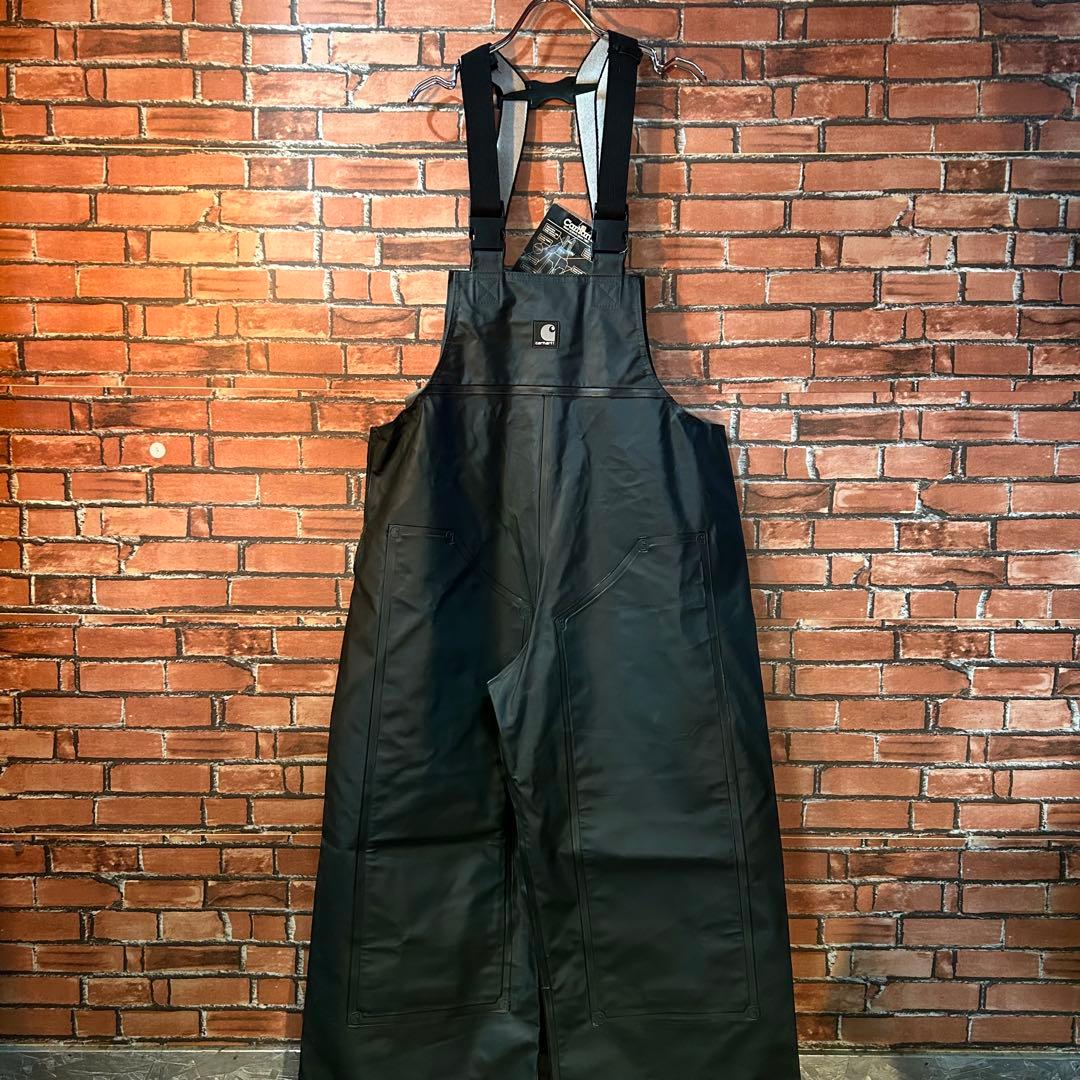 アキ　オーバーオール　ダブルニー　レインウェア　carhartt PVC