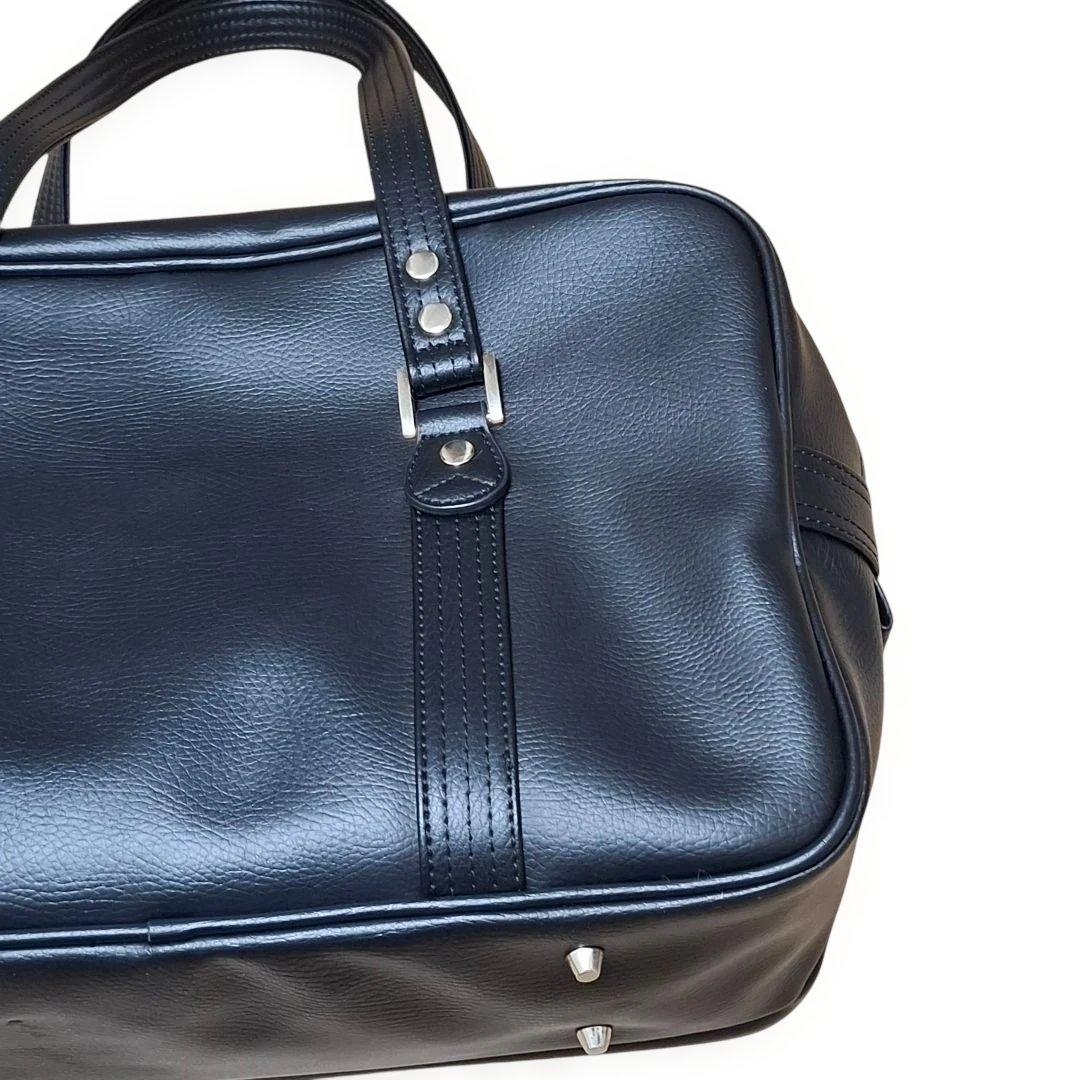 イーストボーイ　スクールバッグ　スクバ　Venus　ブラック　刺繍シルバー