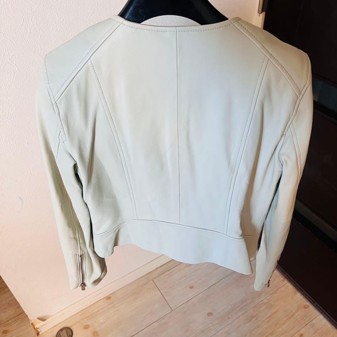 新品☆ ANAYI ラムレザークルージャケット/セオリー、23区、ロペ