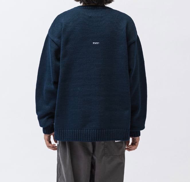 トップス WTAPS CREW NECK 02 / SWEATER XL NAVY
