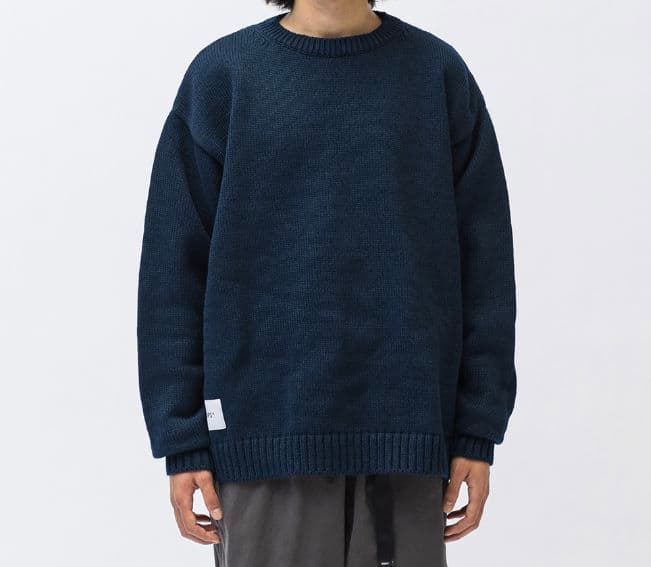 トップス WTAPS CREW NECK 02 / SWEATER XL NAVY
