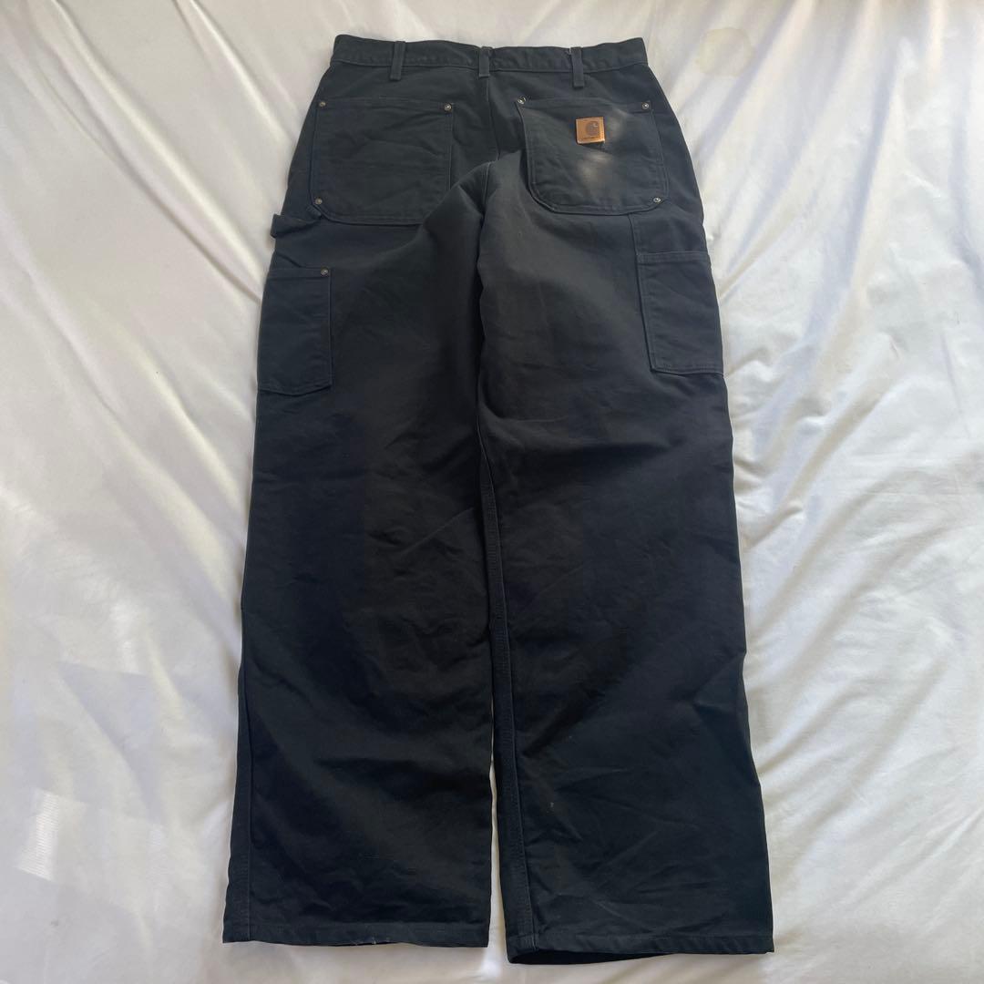 に*送様 Carhartt ダブルニーペインターパンツ32×30 ブラック US