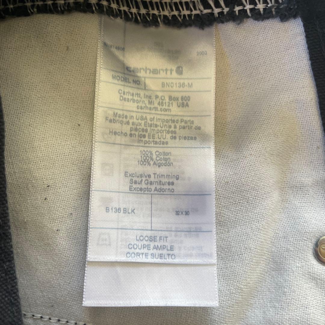 に*送様 Carhartt ダブルニーペインターパンツ32×30 ブラック US