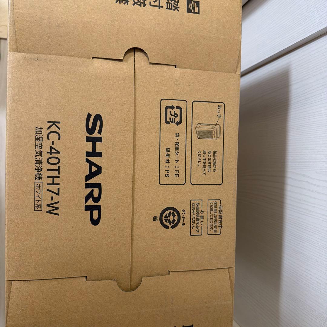 SHARP 加湿空気清浄機 KC-40TH7-W 2024年製 新品 未使用