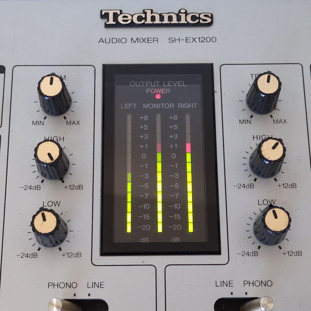 Technics SH-EX1200 テクニクス DJミキサー 動作品
