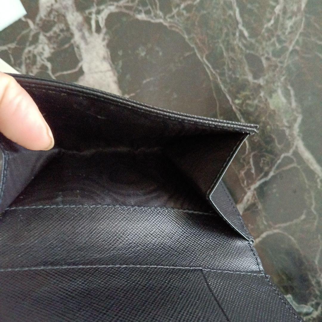 PRADA ブラック サテン 名刺入れ