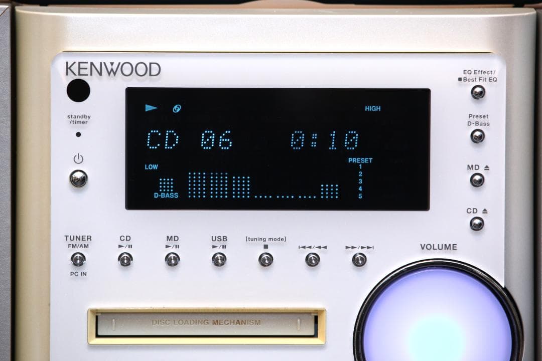 KENWOOD NDL100 CD/MD/USB/USB-DAC コンポ 完動品