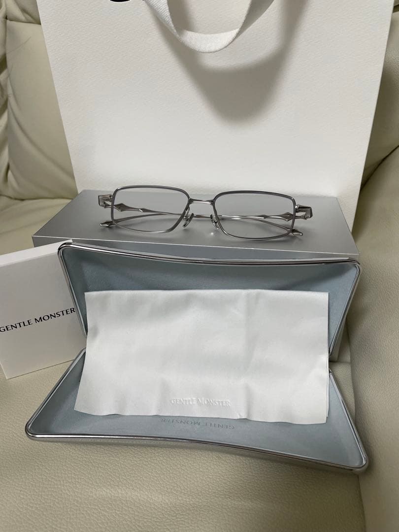 GENTLE MONSTER Atomic 02 リムレスメガネ クリアレンズ
