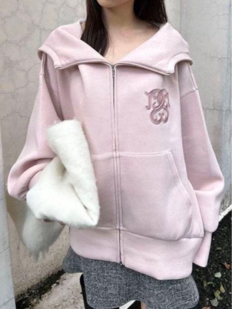 【新品未使用】SNIDEL♡ボリュームパーカー ピンク