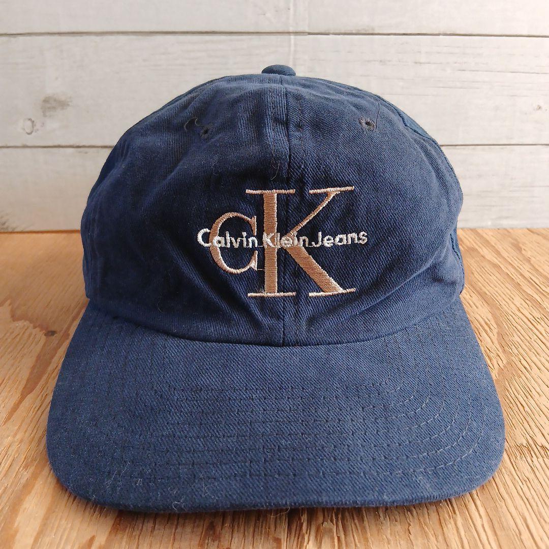 【 ヴィンテージ USA製 古着 】 カルバンクライン ジーンズ キャップ