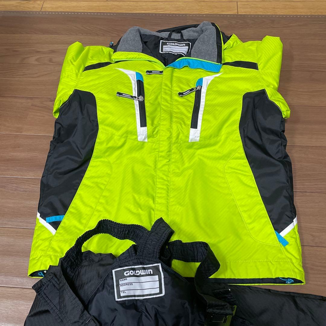 GOLDWIN スキーウェア 160サイズ ライムグリーン/ブラック