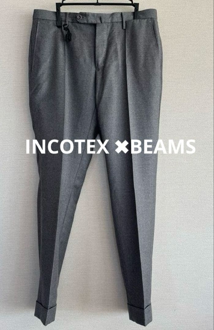 ［美品］INCOTEX✖︎BEAMS ウールスラックス