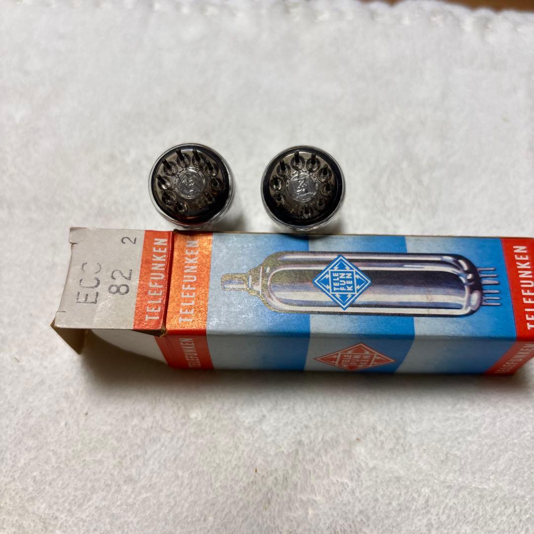 テレフンケン　ECC82 真空管 2本セット　ダイヤマーク