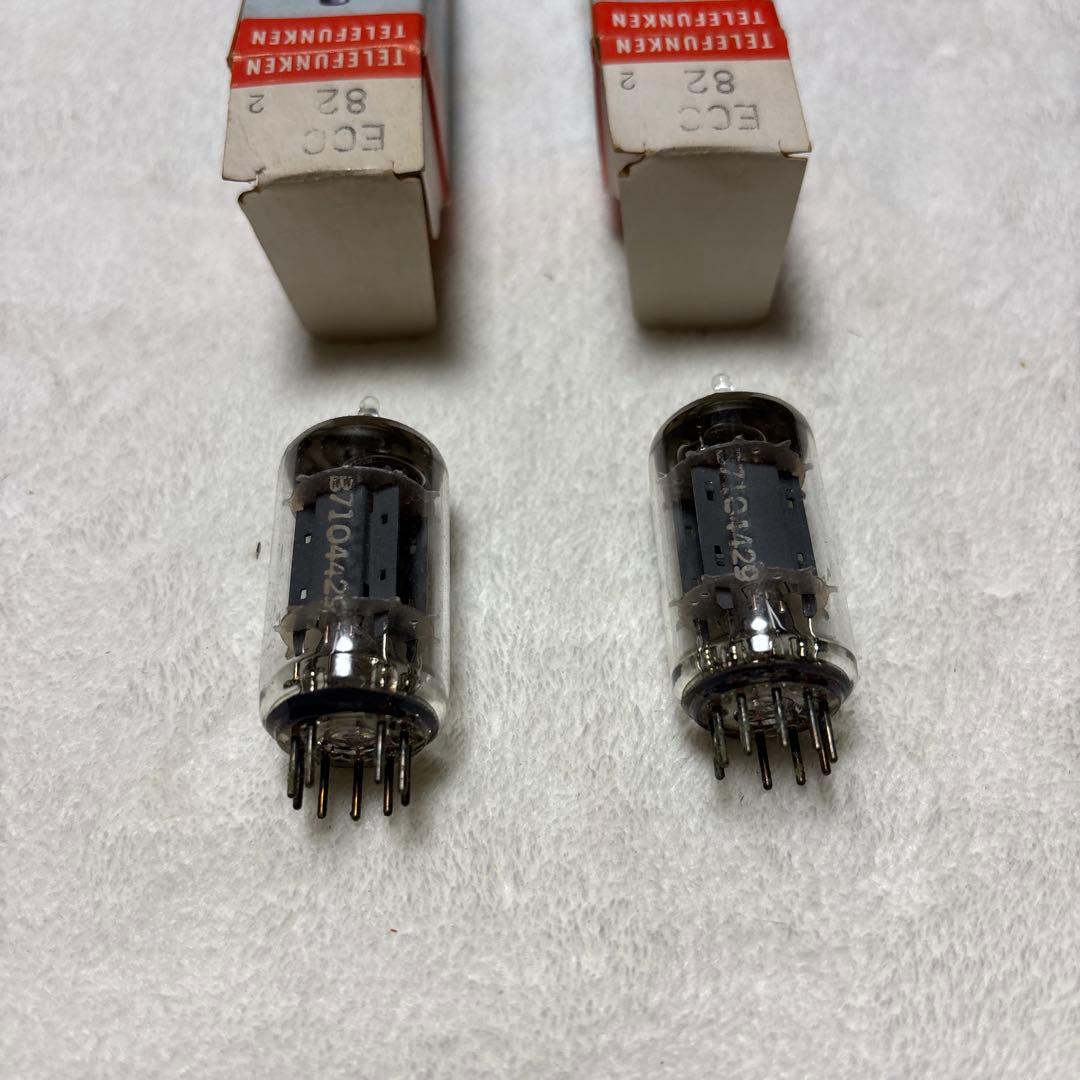 テレフンケン　ECC82 真空管 2本セット　ダイヤマーク