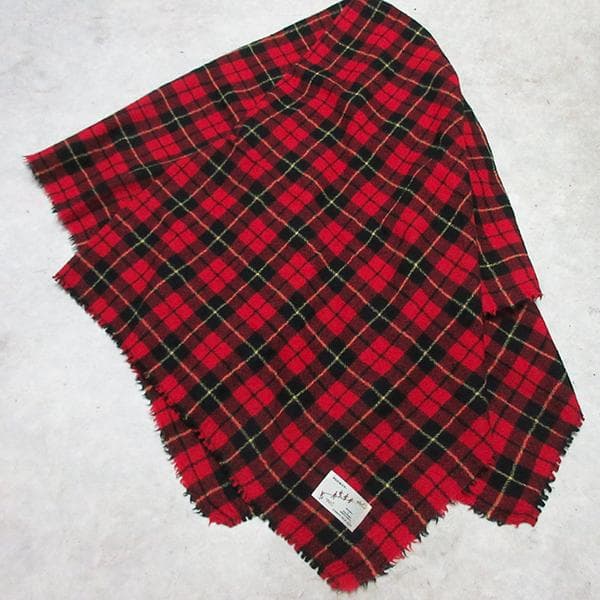 美品オールドマンズテーラーR&D.M.Coタータンチェック　ブランケット 毛布