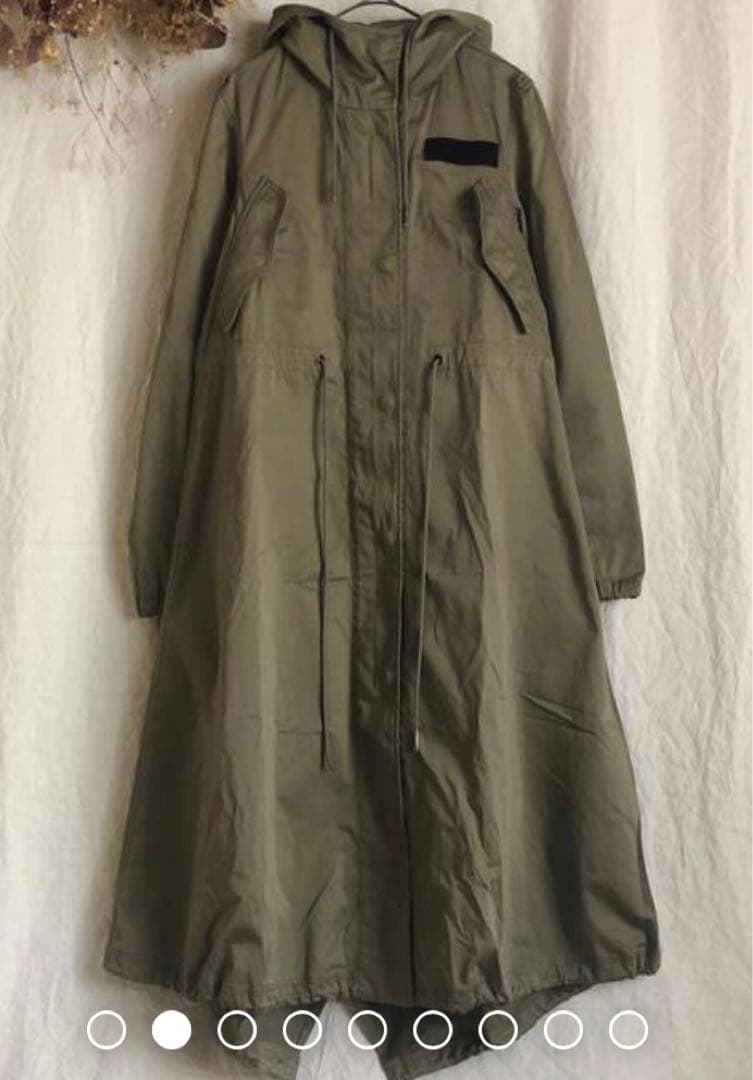 MM6メゾンマルジェラ　カーキモッズコート