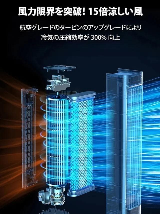 必見【壁掛け式移動可能エアコン】急速1分冷却！デジタル冷暖房機 300m²対応！