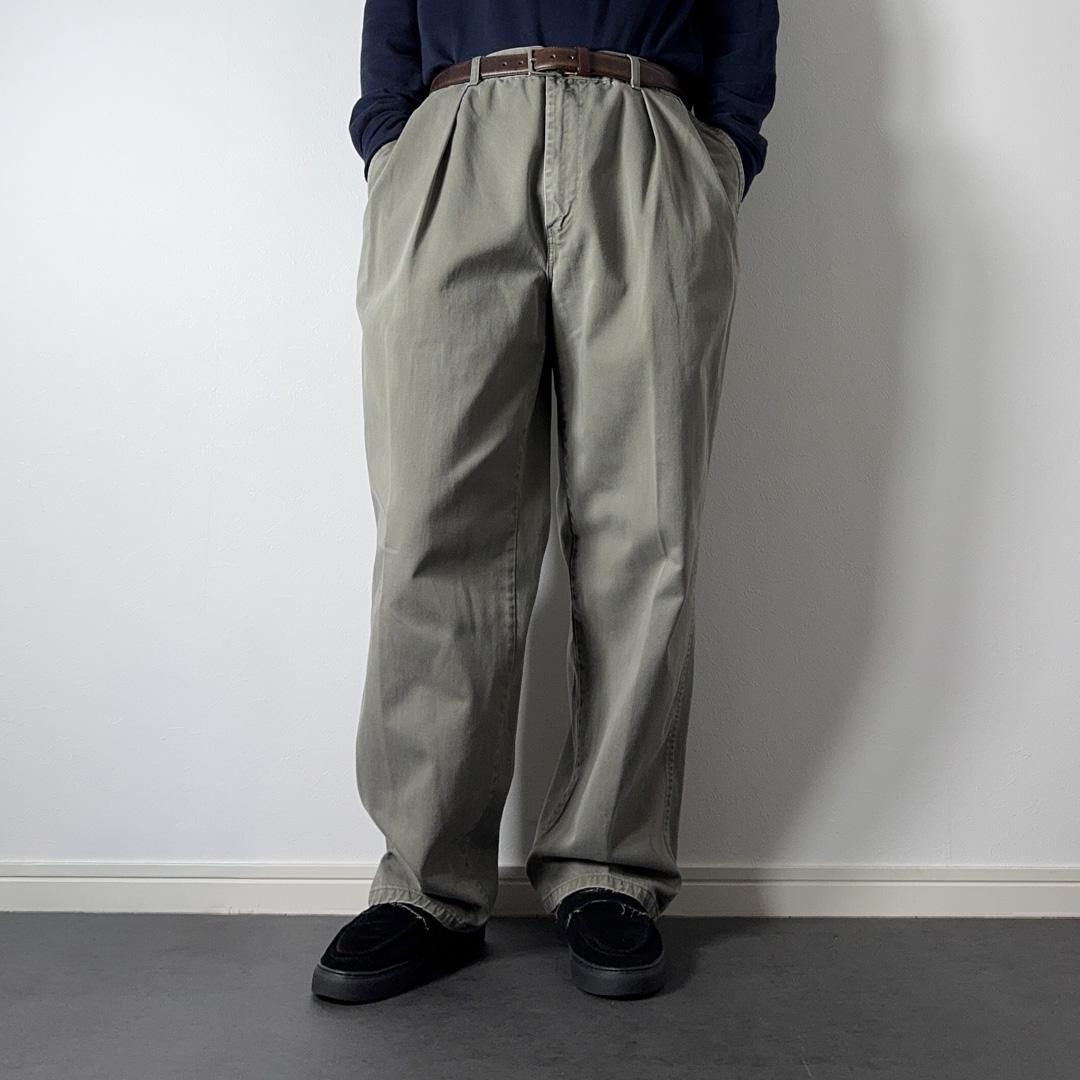 PoloRalphLauren90s初期タグUSA製ポロチノW36L30古着