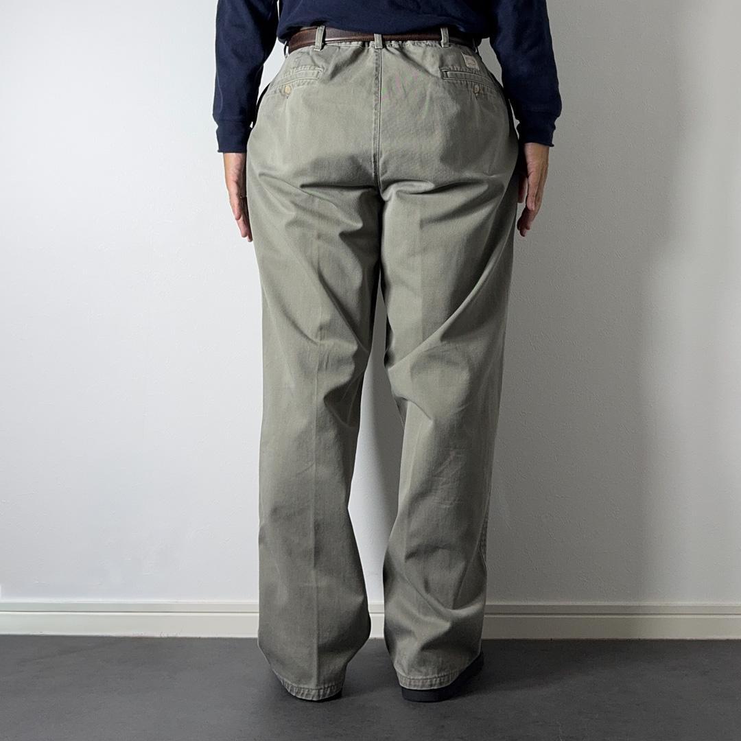 PoloRalphLauren90s初期タグUSA製ポロチノW36L30古着