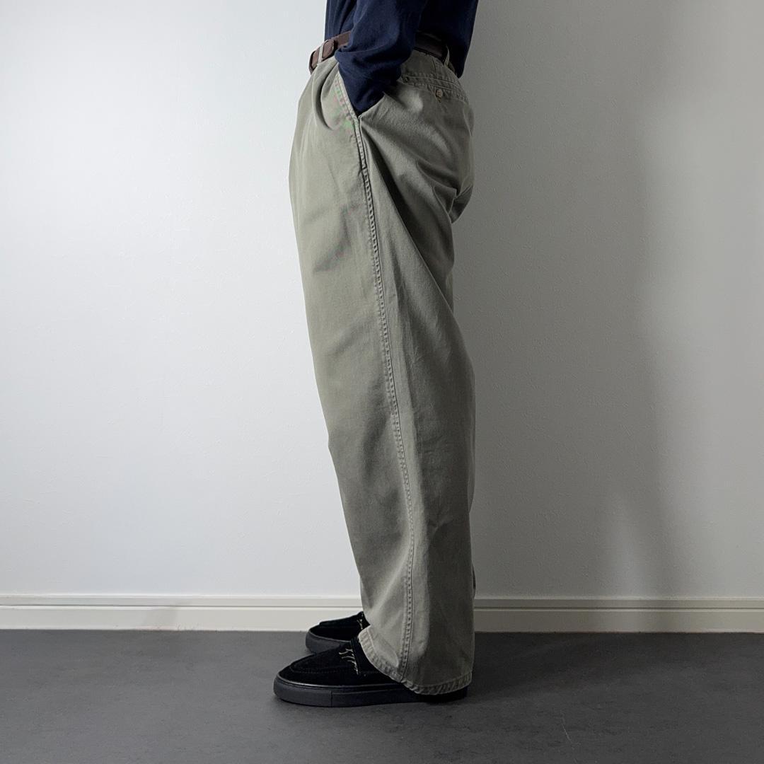 PoloRalphLauren90s初期タグUSA製ポロチノW36L30古着