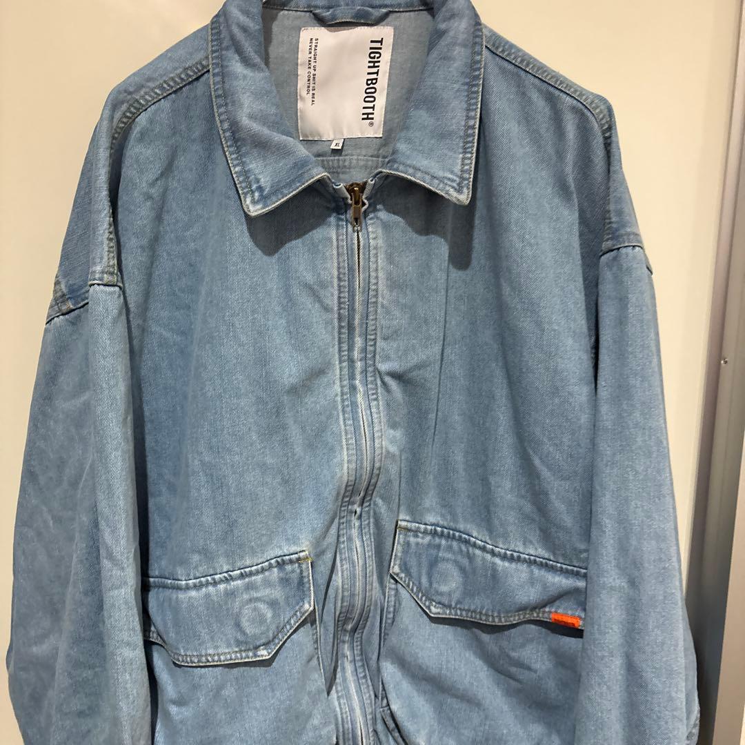 TIGHTBOOTH ライトブルー デニムジャケット　XL