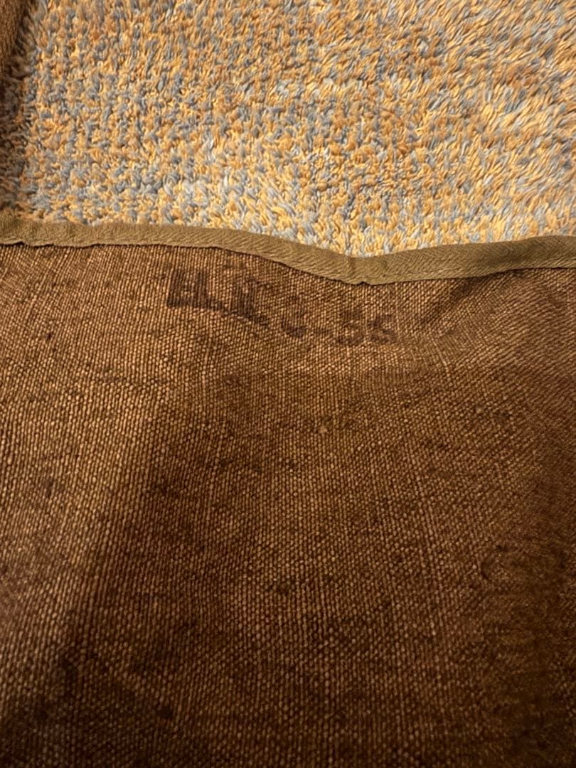 50s FRENCH ARMYフランス軍リネンショルダーバック　ミリタリー