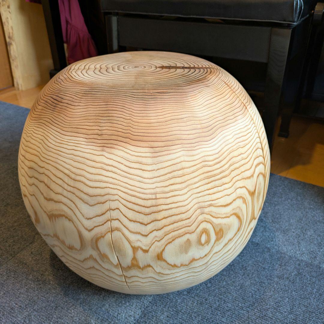 k098　杉　大型　切り株　丸型　椅子　スツール　テーブル