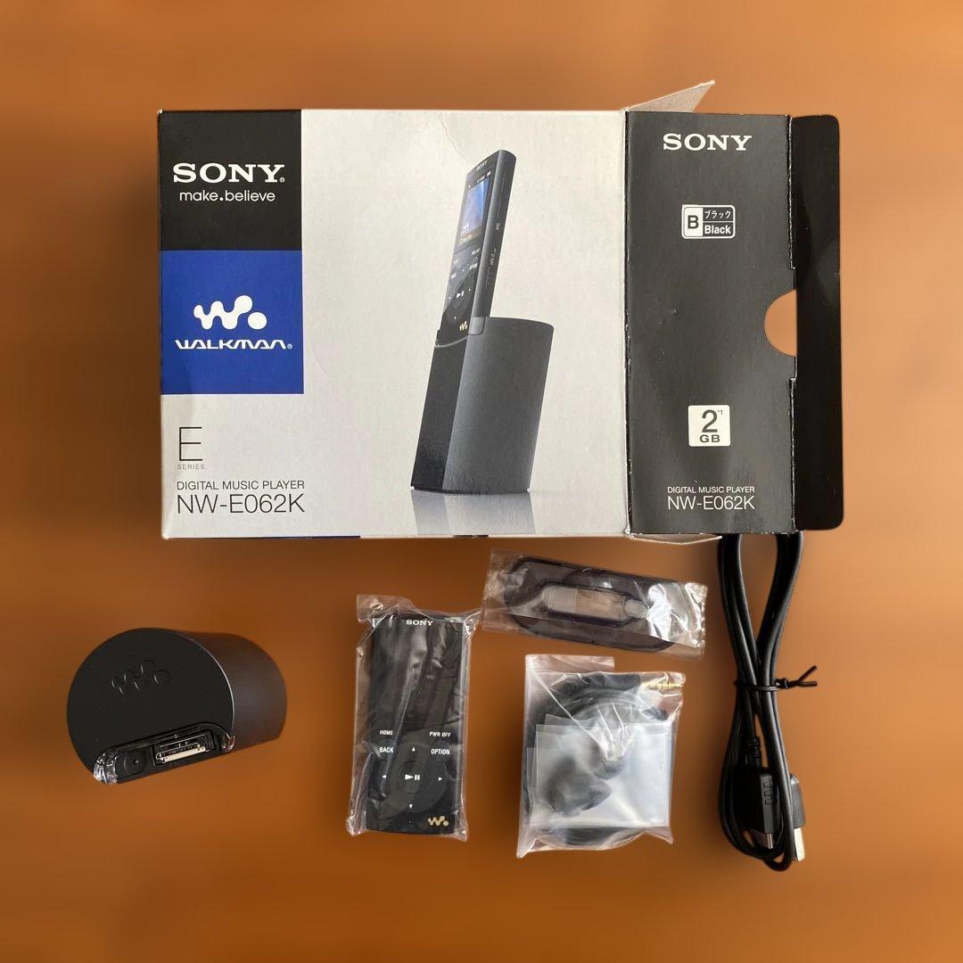 SONY NW-E062K ブラック ポータブル音楽プレーヤー