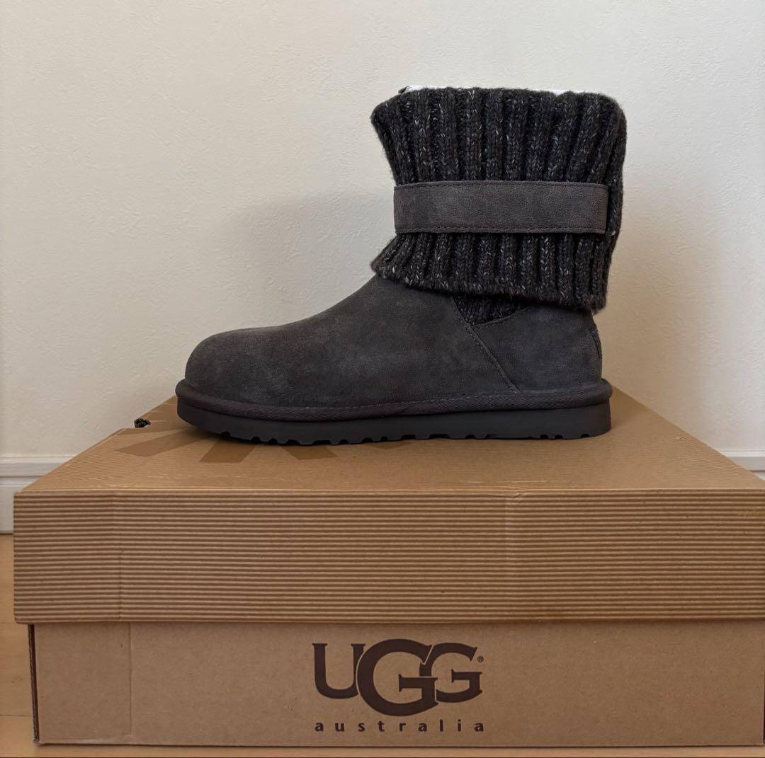 UGG アグ Cambridge ケンブリッジ ムートンブーツ US7 グレー