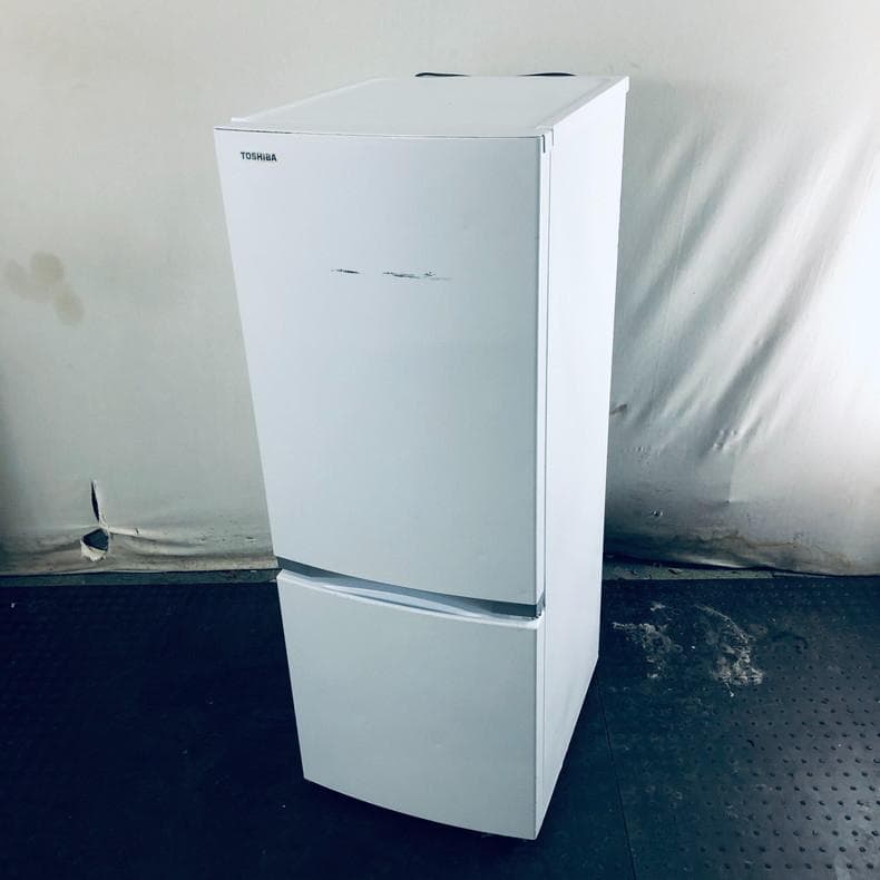 ★送料・設置無料★ 中古 2ドア冷蔵庫 東芝 (No.0451)