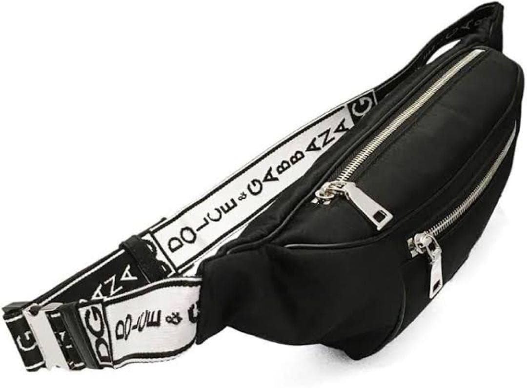 DOLCE & GABBANA ブラックショルダーバッグ