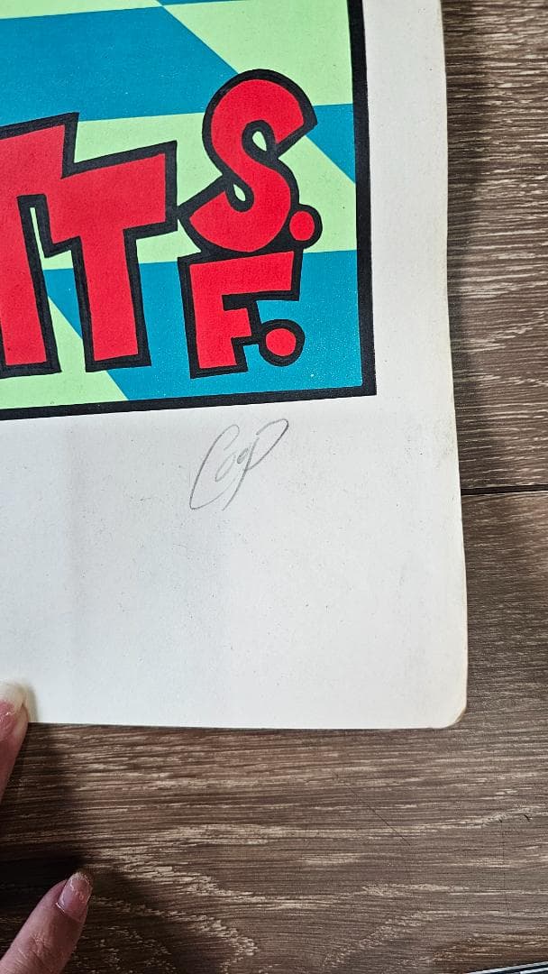 coopクープ シルクスクリーンポスター/シリアルナンバー&サイン入オリジナル