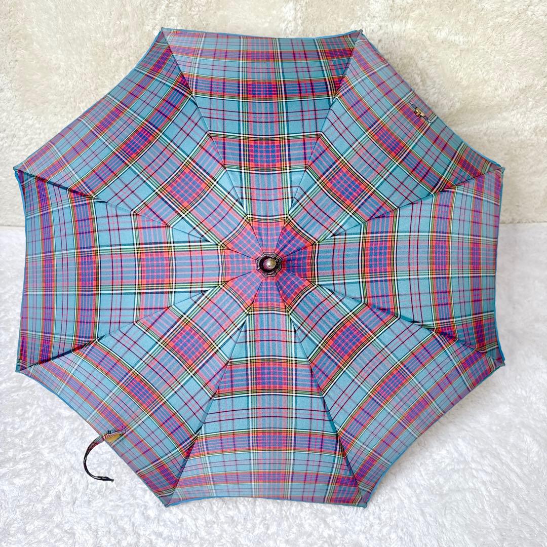 希少✨ ヴィヴィアンウエストウッド 傘 マックマラ タータンチェック柄 オーブ