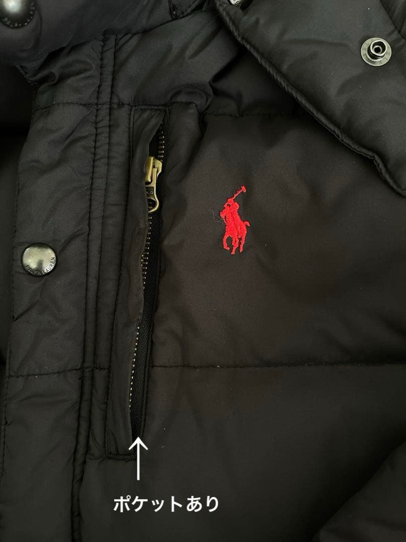 Polo by Ralph Lauren ダウンジャケット ブラック 150