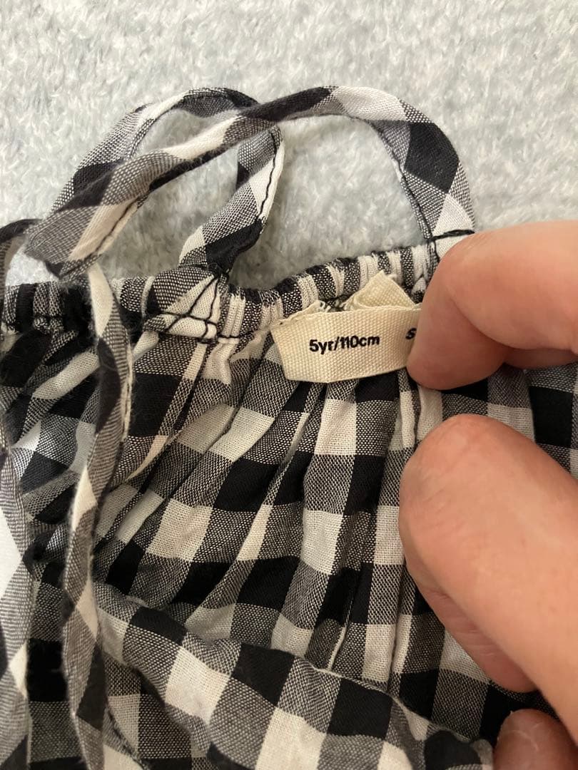 Soor Ploom ソーアプルーム　ギンガムInes Romper 5y