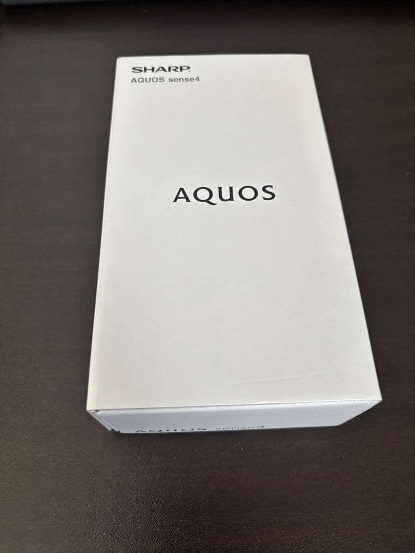 （SIMフリー）SHARP AQUOS SENSE4 ブラック 本体＋付属品