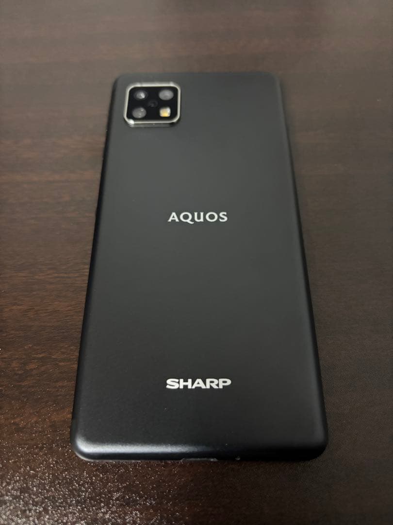 （SIMフリー）SHARP AQUOS SENSE4 ブラック 本体＋付属品