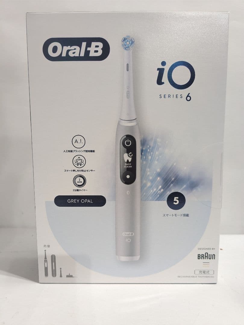 【未開封】iOM62I61KGR-W iO6 グレ－オパール｜オーラルB 公式