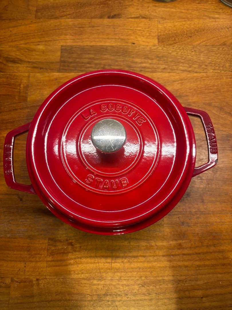 STAUB LA COCOTTE 両手鍋 レッド 約20cm