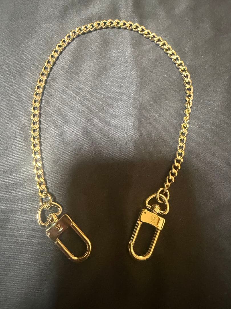 Louis Vuitton ゴールドウォレットチェーン 約32cm