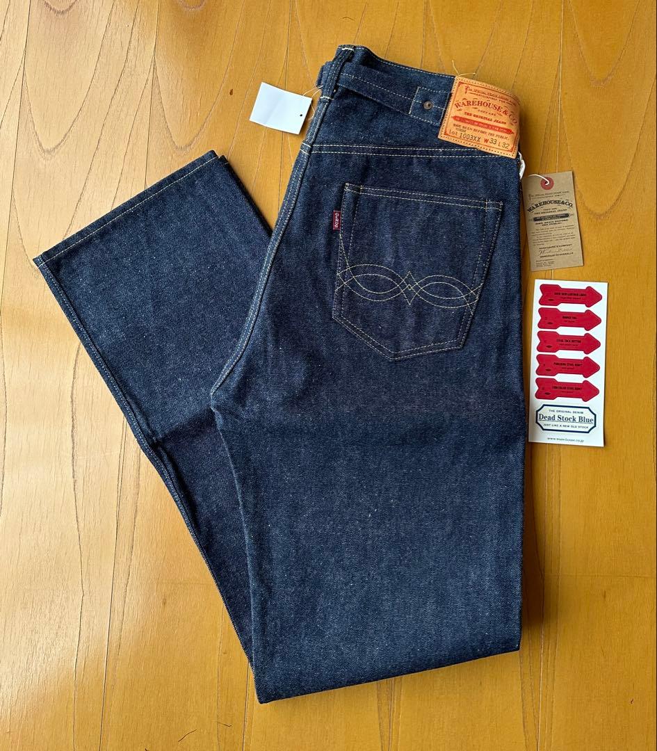 ウエアハウス デッドストックブルー1003XX 1941年モデル W33