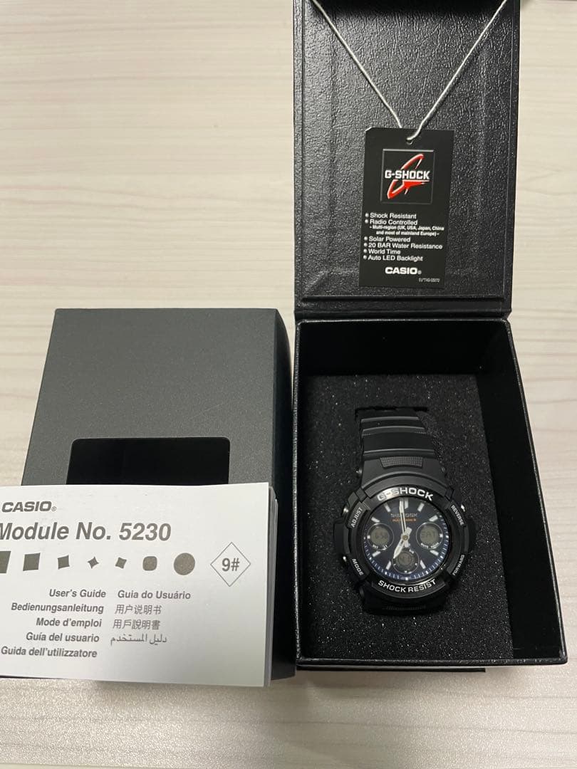 CASIO G-SHOCK awg-m100sb-2aer ソーラー 電波