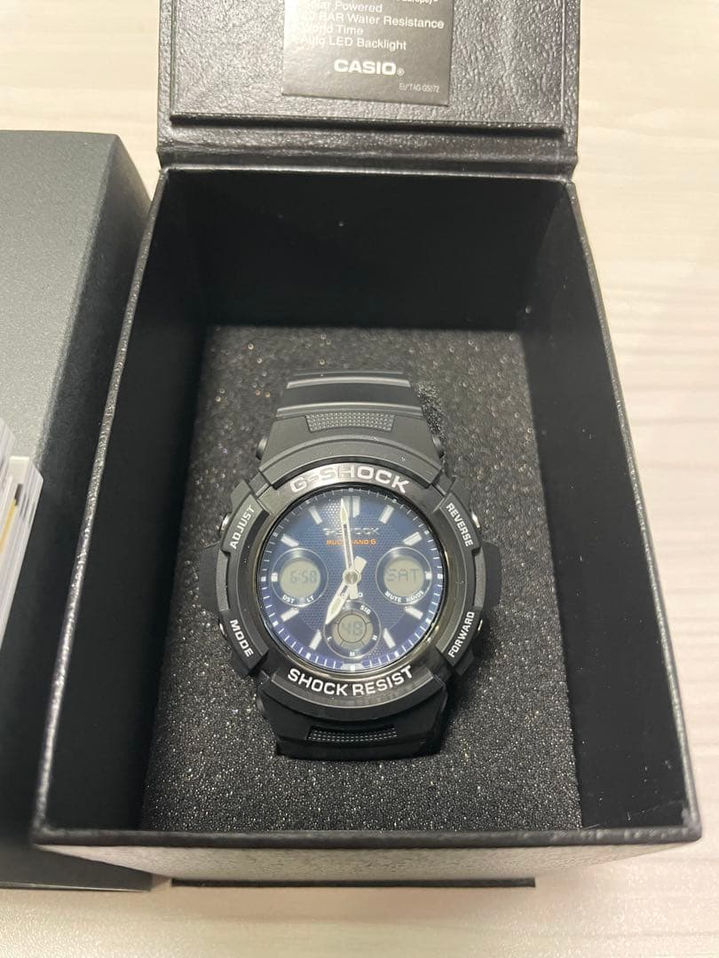 CASIO G-SHOCK awg-m100sb-2aer ソーラー 電波