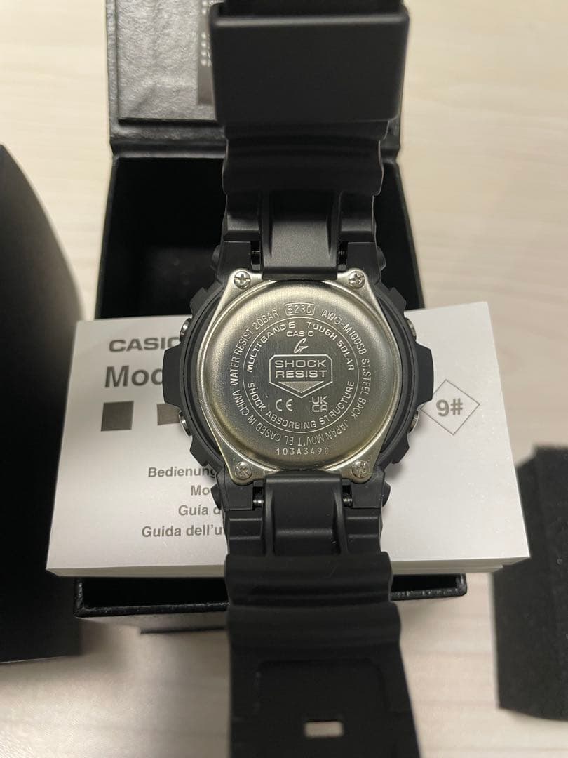 CASIO G-SHOCK awg-m100sb-2aer ソーラー 電波