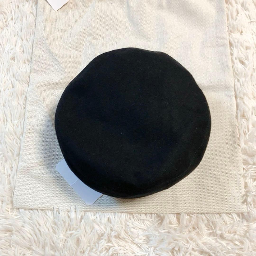 【未使用・タグ付】エルメス　サントノーレ セリエ カシミヤ ベレー帽 58