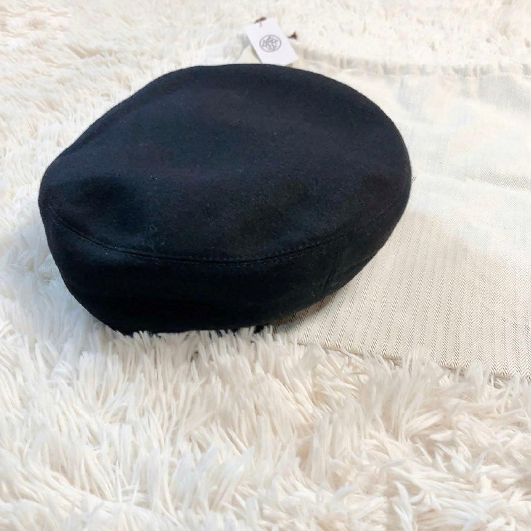 【未使用・タグ付】エルメス　サントノーレ セリエ カシミヤ ベレー帽 58