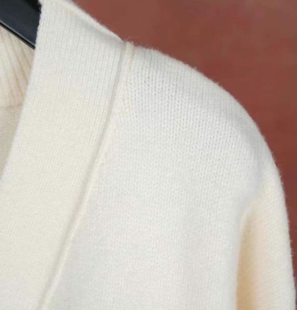 Amiparisニットセーターホワイトポロニット