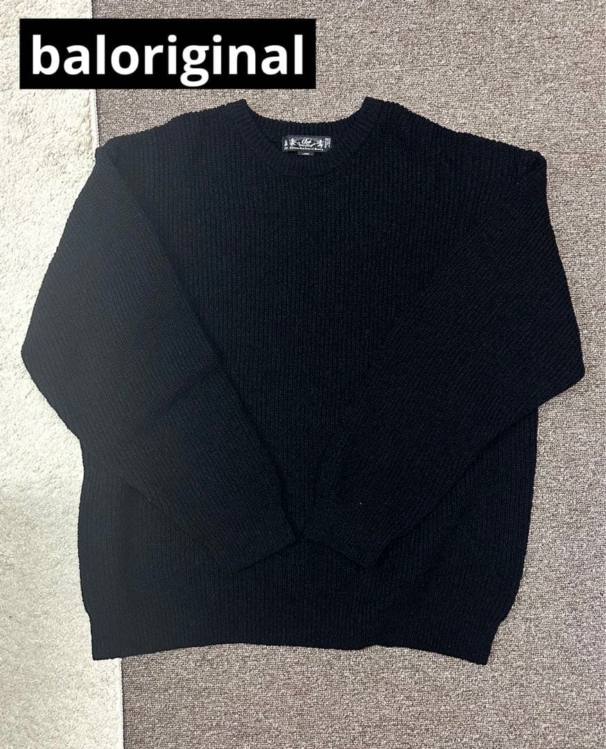 baloriginal バルオリジナル 黒ニット