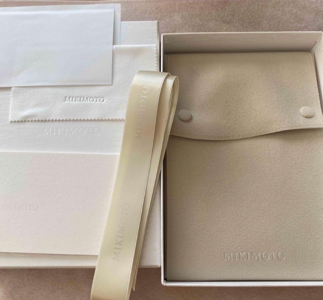 未使用　ミキモトK18ベビーパールネックレス ケース等つき