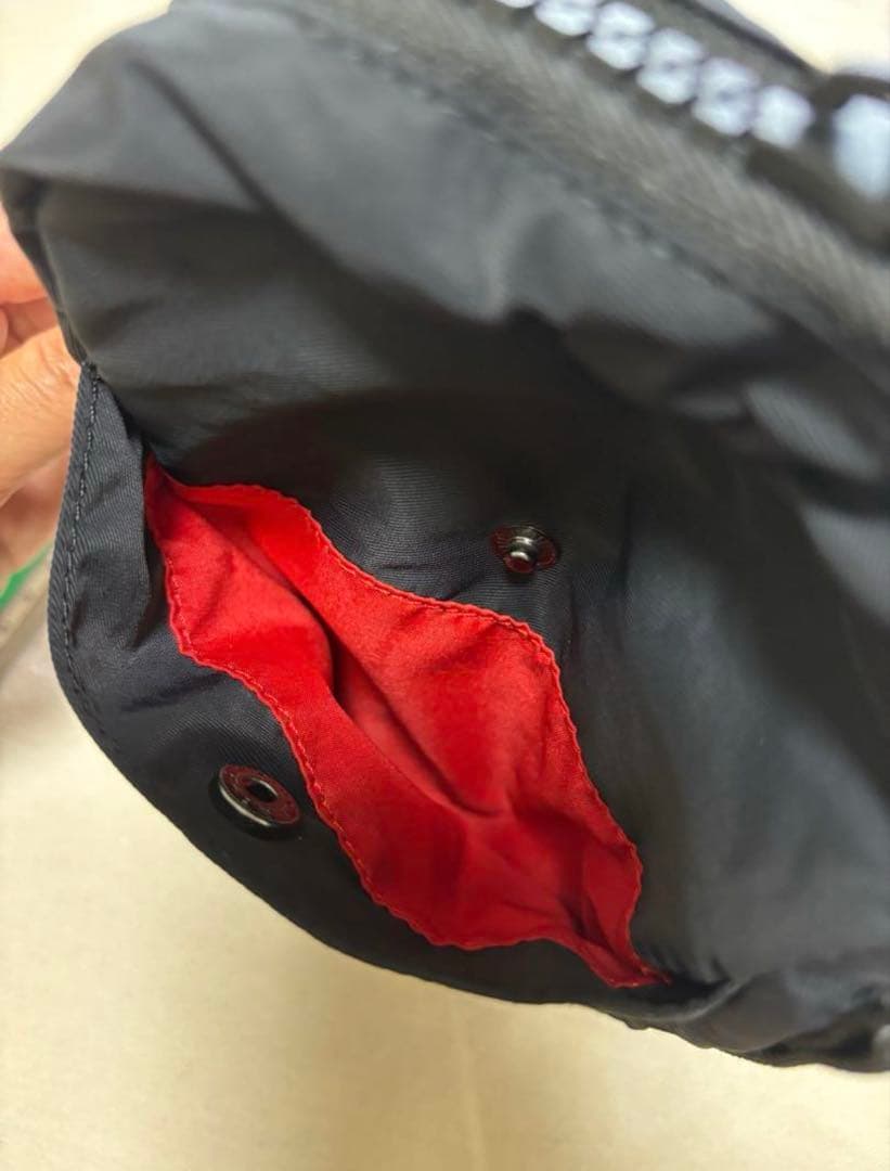 【タグ付き新品】topologie ブラック サコッシュ　8mmストラップ付